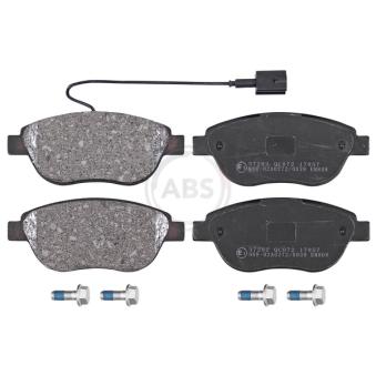 Jeu de 4 plaquettes de frein avant A.B.S.