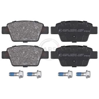Jeu de 4 plaquettes de frein arrière A.B.S.