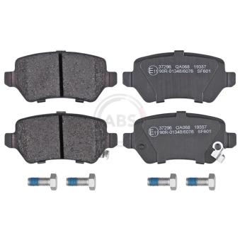 Jeu de 4 plaquettes de frein arrière A.B.S.