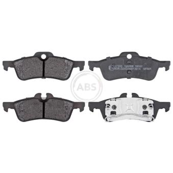 Jeu de 4 plaquettes de frein arrière A.B.S.