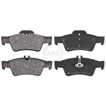 Jeu de 4 plaquettes de frein arrière A.B.S.