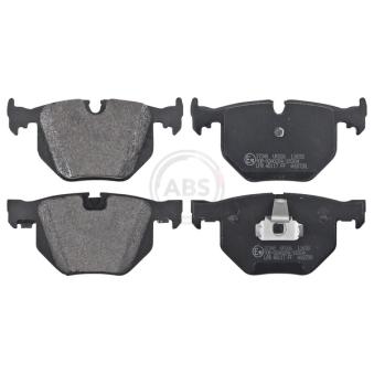 Jeu de 4 plaquettes de frein arrière A.B.S.