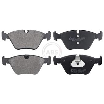 Jeu de 4 plaquettes de frein avant A.B.S.