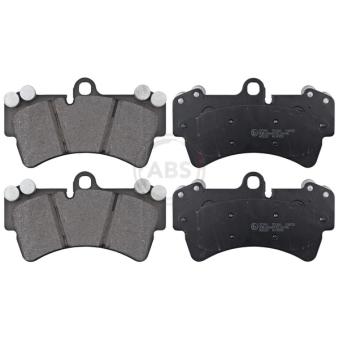 Jeu de 4 plaquettes de frein avant A.B.S.