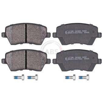 Jeu de 4 plaquettes de frein avant A.B.S.
