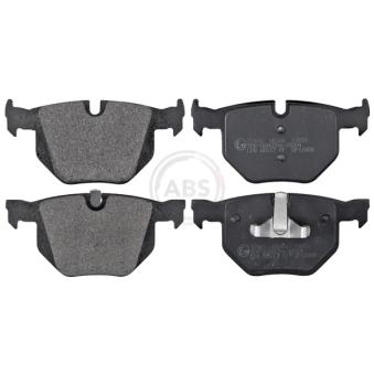Jeu de 4 plaquettes de frein arrière A.B.S.