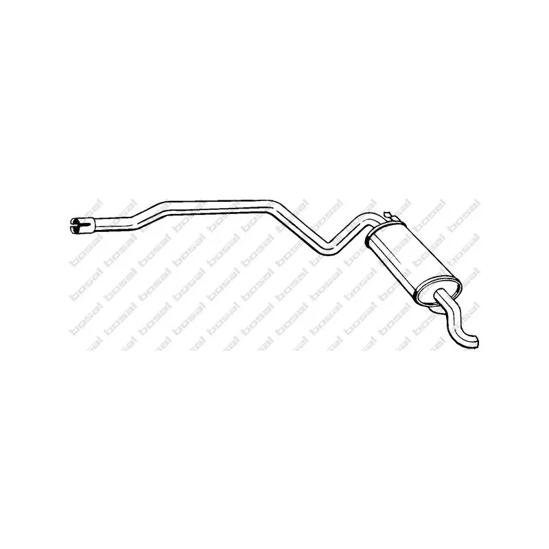 Silencieux arrière BOSAL 287-199