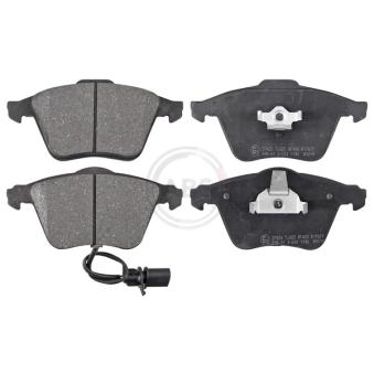 Jeu de 4 plaquettes de frein avant A.B.S.