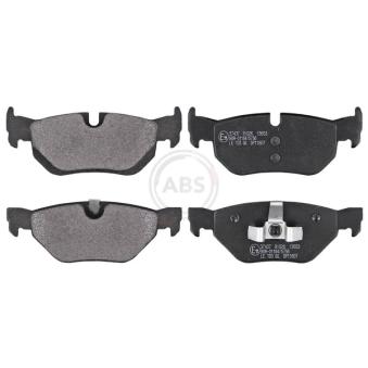 Jeu de 4 plaquettes de frein arrière A.B.S.