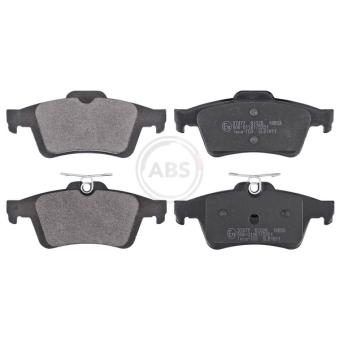 Jeu de 4 plaquettes de frein arrière A.B.S.
