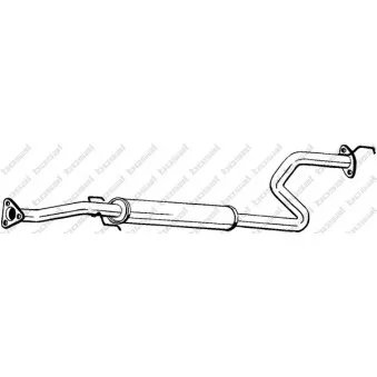 Silencieux central BOSAL 287-213