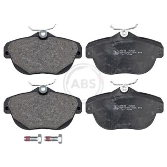 Jeu de 4 plaquettes de frein arrière A.B.S.