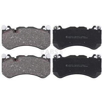 Jeu de 4 plaquettes de frein avant A.B.S.