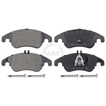 Jeu de 4 plaquettes de frein avant A.B.S.