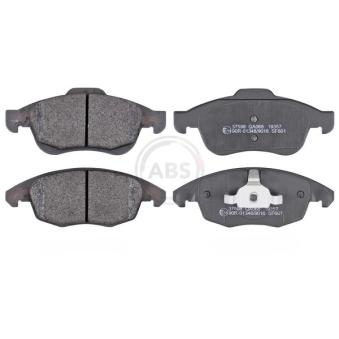 Jeu de 4 plaquettes de frein avant A.B.S.