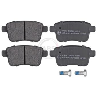 Jeu de 4 plaquettes de frein arrière A.B.S.