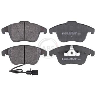 Jeu de 4 plaquettes de frein avant A.B.S.