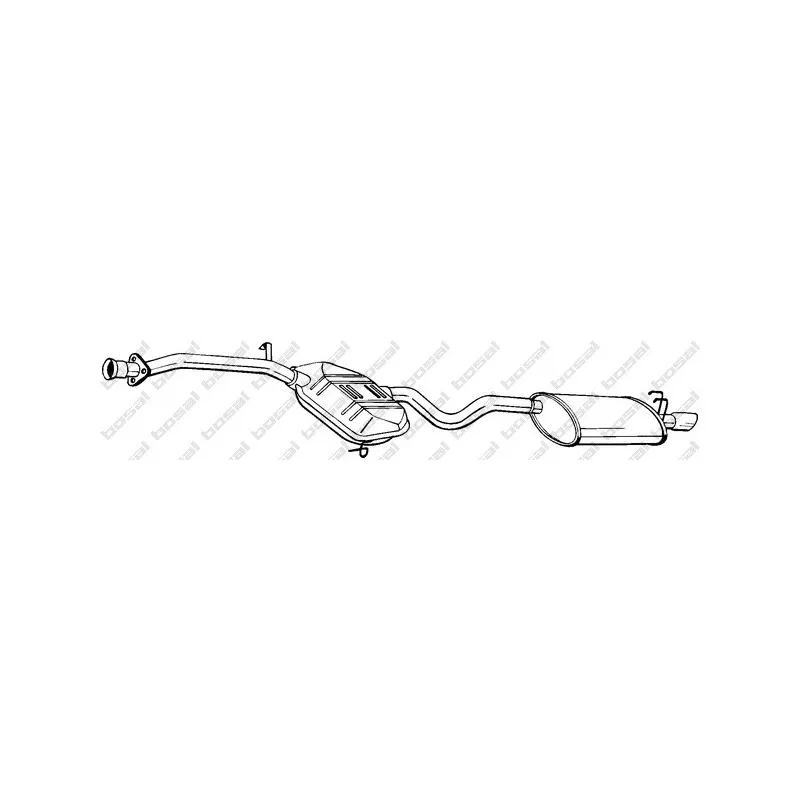 Silencieux arrière BOSAL 287-219