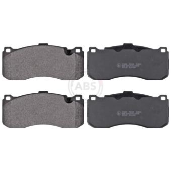 Jeu de 4 plaquettes de frein avant A.B.S.