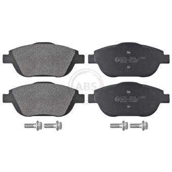 Jeu de 4 plaquettes de frein avant A.B.S.