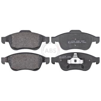 Jeu de 4 plaquettes de frein avant A.B.S.