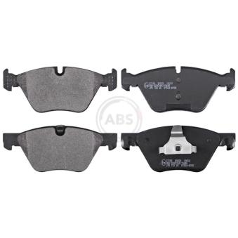 Jeu de 4 plaquettes de frein avant A.B.S.