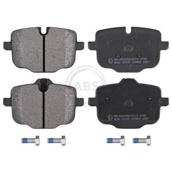 Jeu de 4 plaquettes de frein arrière A.B.S.