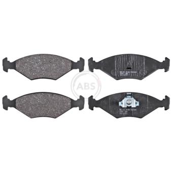 Jeu de 4 plaquettes de frein avant A.B.S. 37837