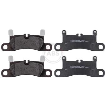 Jeu de 4 plaquettes de frein arrière A.B.S.