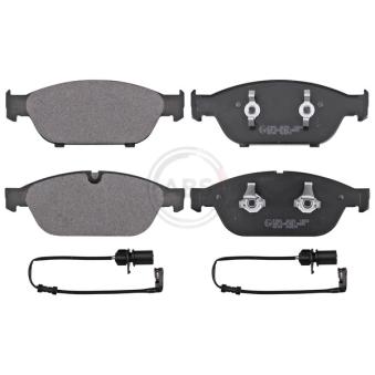 Jeu de 4 plaquettes de frein avant A.B.S.