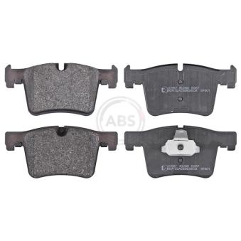 Jeu de 4 plaquettes de frein avant A.B.S.