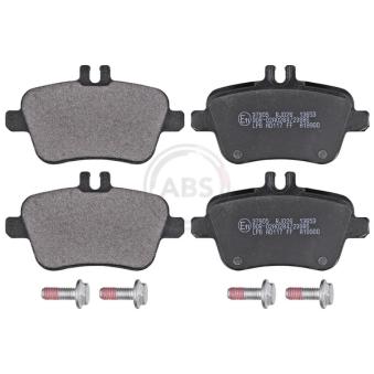 Jeu de 4 plaquettes de frein arrière A.B.S.