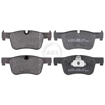 Jeu de 4 plaquettes de frein avant A.B.S.