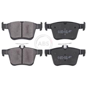 Jeu de 4 plaquettes de frein arrière A.B.S.