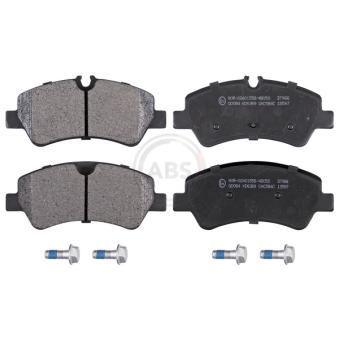 Jeu de 4 plaquettes de frein arrière A.B.S.
