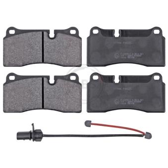 Jeu de 4 plaquettes de frein arrière A.B.S.