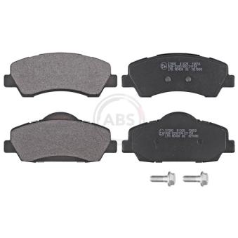 Jeu de 4 plaquettes de frein avant A.B.S.