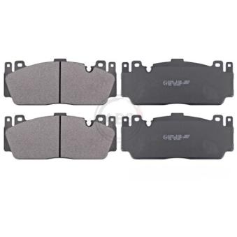 Jeu de 4 plaquettes de frein avant A.B.S.