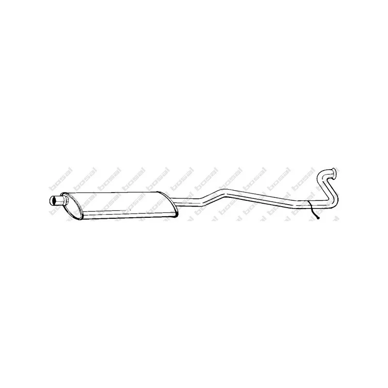 Silencieux central BOSAL 287-255