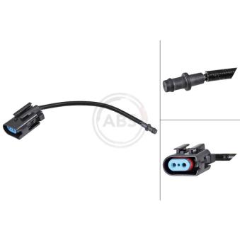 Contact d'avertissement, usure des plaquettes de frein A.B.S.