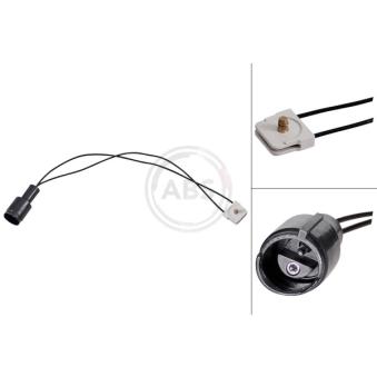 Contact d'avertissement, usure des plaquettes de frein A.B.S.