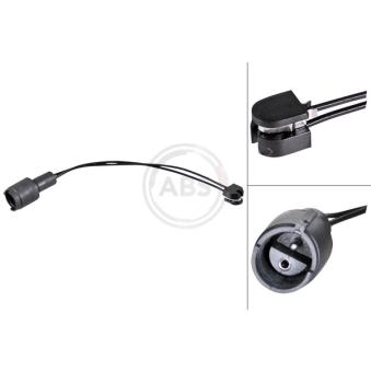 Contact d'avertissement, usure des plaquettes de frein A.B.S.