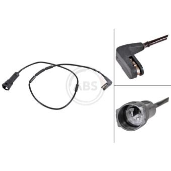 Contact d'avertissement, usure des plaquettes de frein A.B.S.