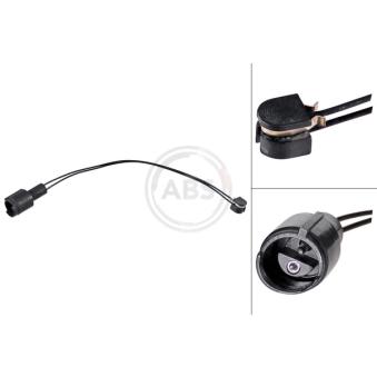 Contact d'avertissement, usure des plaquettes de frein A.B.S.