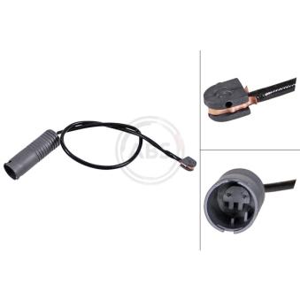 Contact d'avertissement, usure des plaquettes de frein A.B.S.