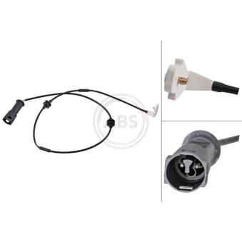 Contact d'avertissement, usure des plaquettes de frein A.B.S.