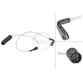 Contact d'avertissement, usure des plaquettes de frein A.B.S.