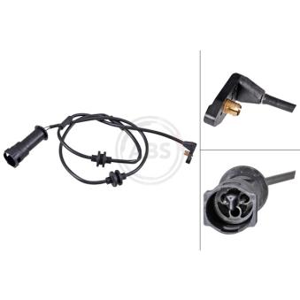 Contact d'avertissement, usure des plaquettes de frein A.B.S.