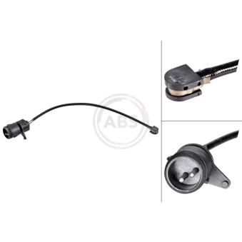 Contact d'avertissement, usure des plaquettes de frein A.B.S.