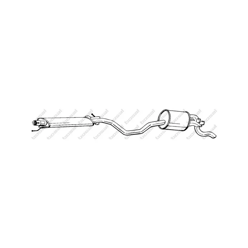Silencieux arrière BOSAL 287-267